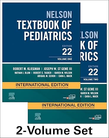 Nelson Textbook Of Pediatrics