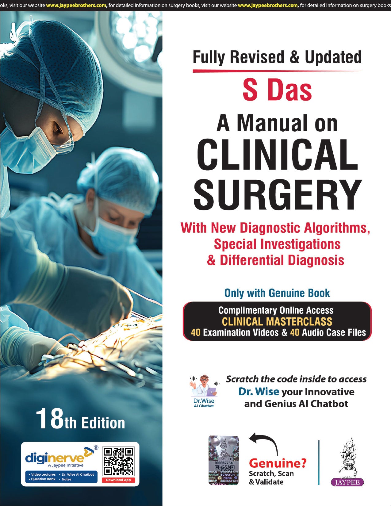 S.DAS  - A Manual On Clinical Surgery / 18th Edition
